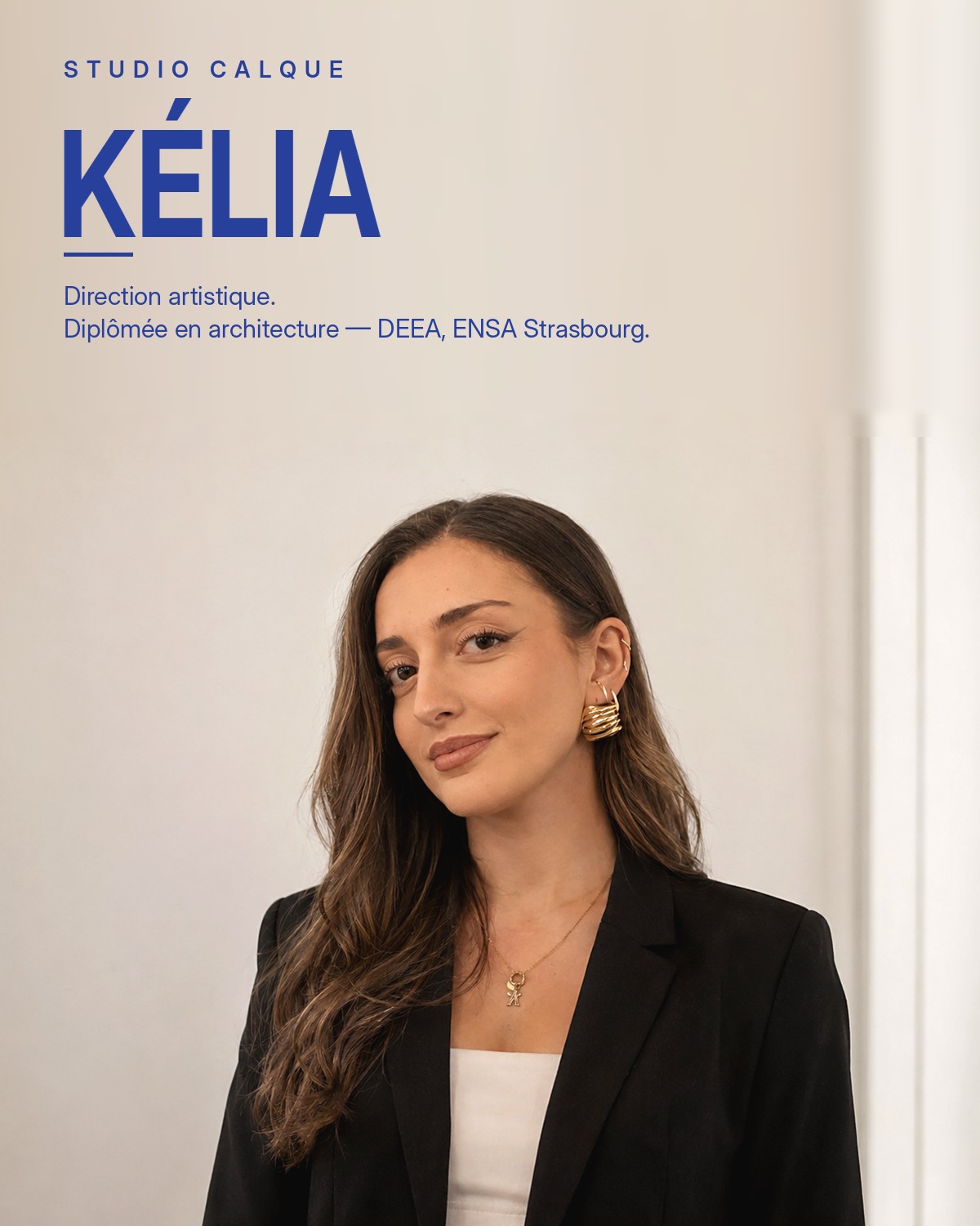 Kélia Sabri, direction artistique de Studio Calque