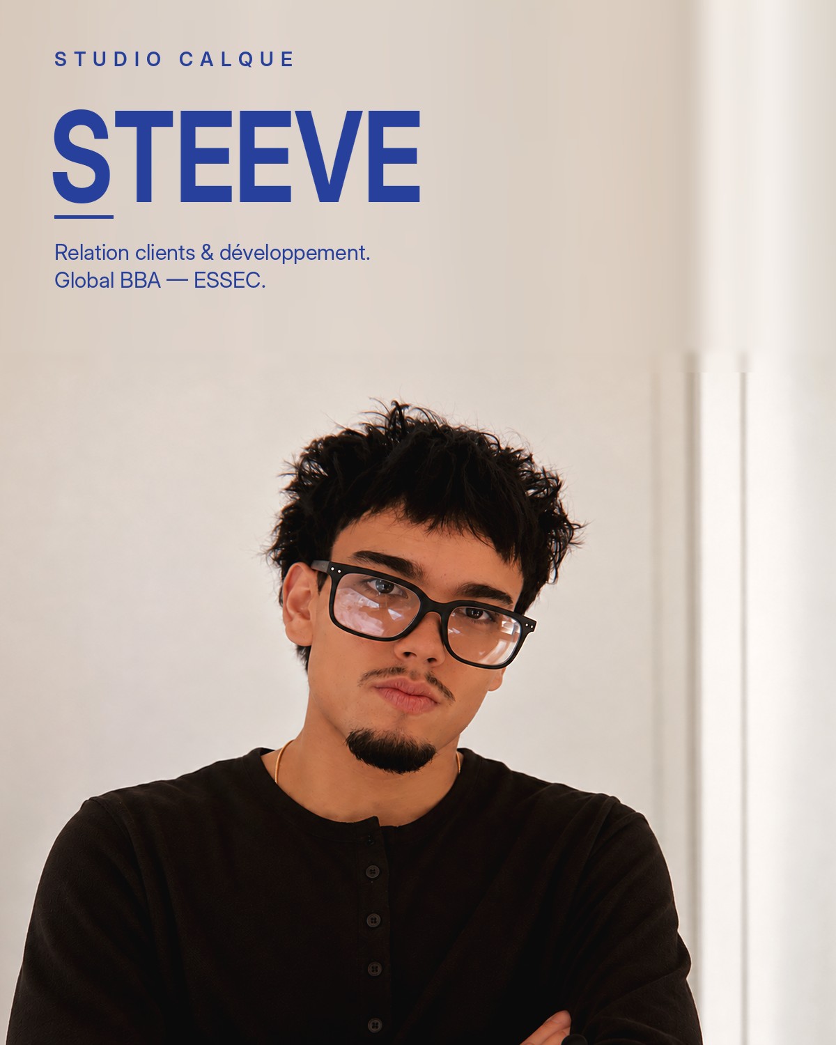 Steeve Arbillot, relation clients et développement de Studio Calque